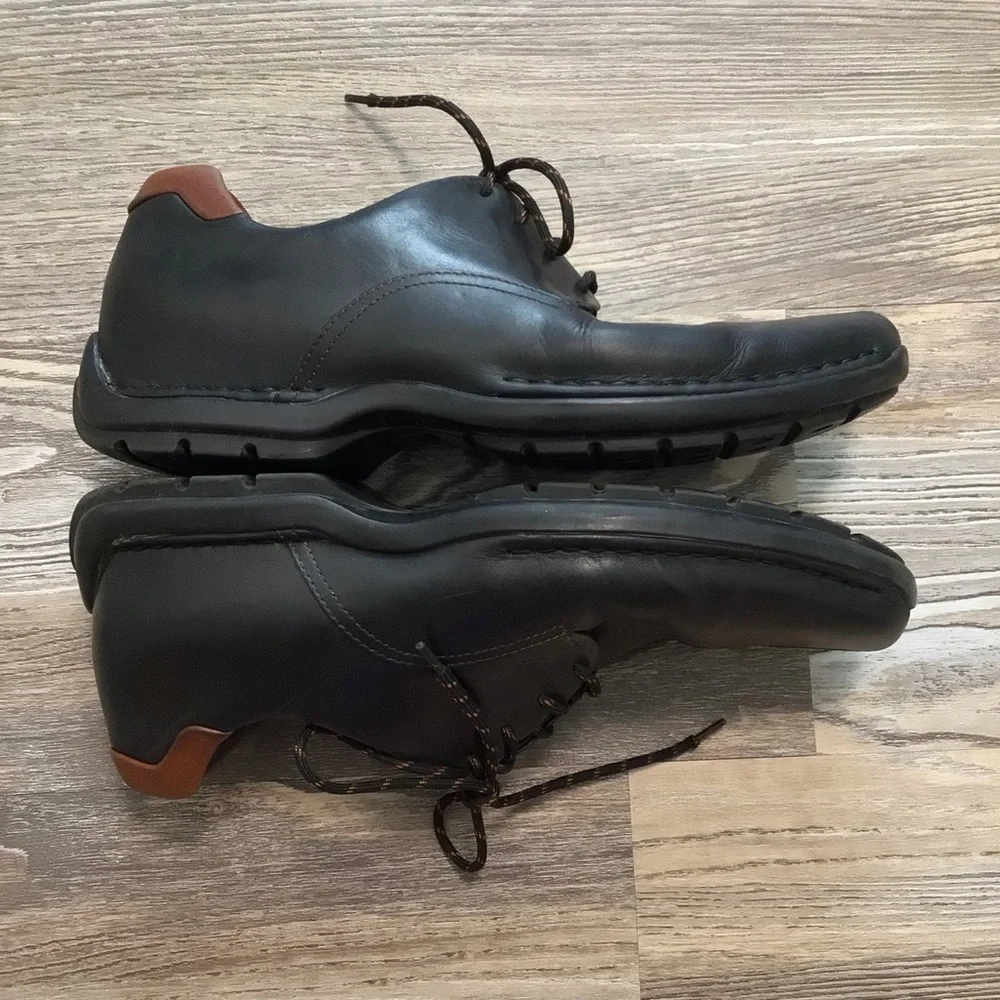 Cole Haan Black Zeno Oxford Lace Up Casual Shoe 10